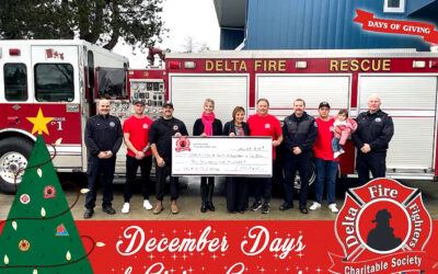 Delta Firefighters Donate to Gift of Speech!